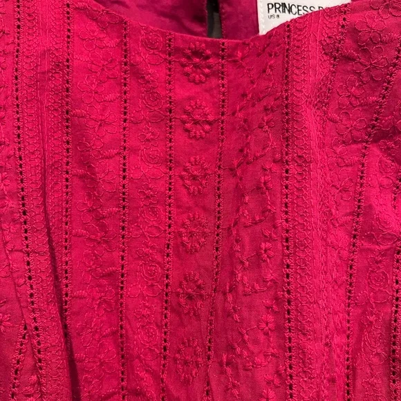 Princess Polly Red Textured Dress - Picture 4 of 7